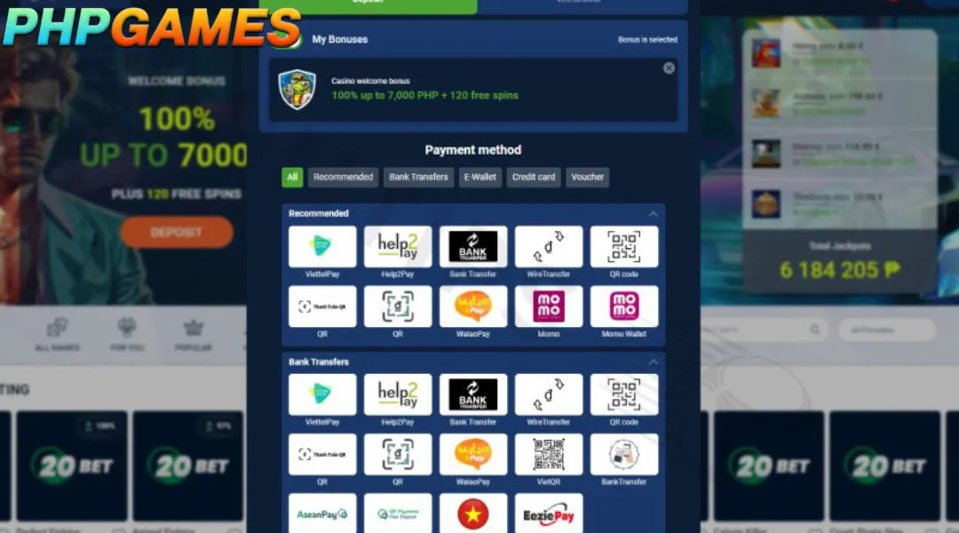 PHPGAMES Deposit Simple for Beginners